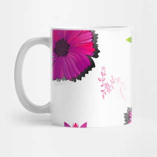 Floral Pattern Design Mug